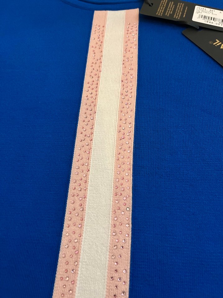 Mavi Uzun Kollu Kadın Tunik - Görsel 4