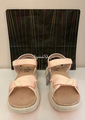37 Beden Pembe Platform Topuklu Spor Sandalet