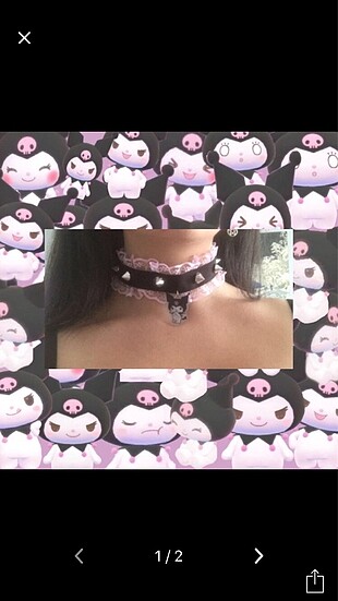 gotik kuromi choker