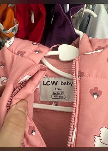 Pembe Kuğu Desenli Bebek astronot Tulumu - Görsel 2