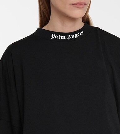 Bershka nakışlı dik yaka siyah sweatshirt elbise