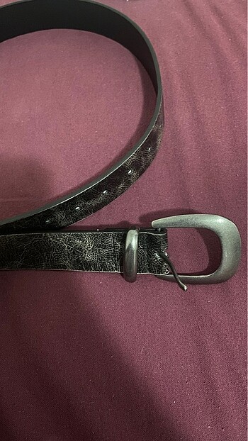 Beden Pull & bear vintage suni deri kemer
