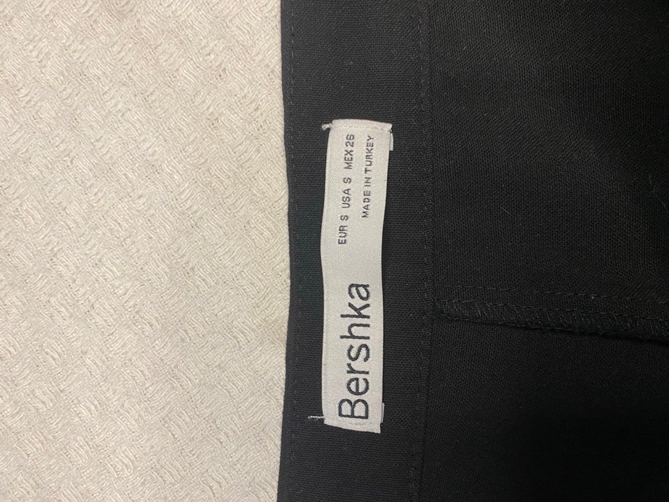 Düğmeli Siyah Mini Etek - Görsel 2