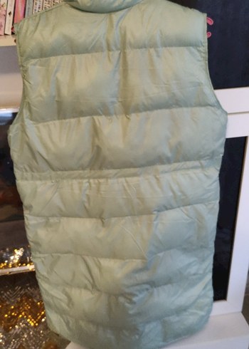 yeşil  Kadın uzun Boy şişme yelek - Görsel 6