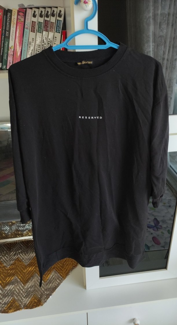 Kadın Siyah Pamuklu Uzun Kollu Tişört - Görsel 2