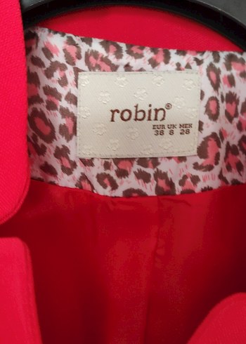 Kırmızı Düğmeli Kadın Blazer Ceket - Görsel 3