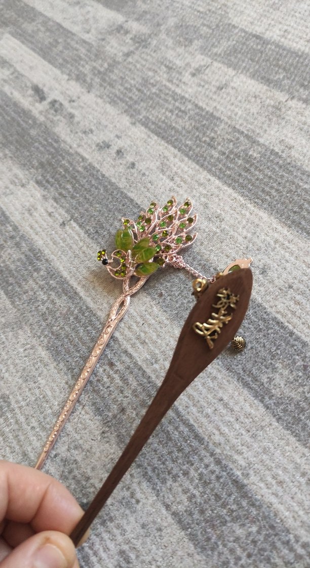 Boncuklu Bohem Vintage Saç Tokası 2'li Set - Görsel 2