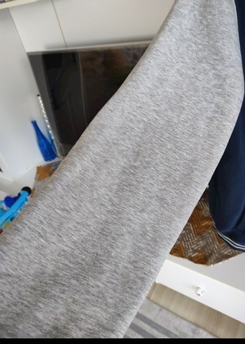 Düğmeli Gri Mavi Erkek Ceket - Görsel 4