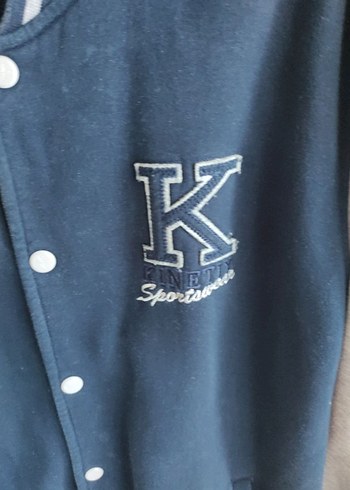 Düğmeli Gri Mavi Erkek Ceket - Görsel 2