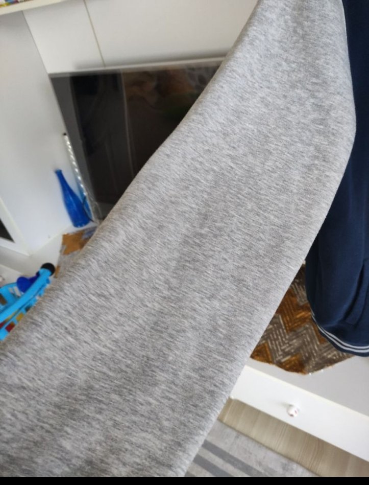 Düğmeli Gri Mavi Erkek Ceket - Görsel 4