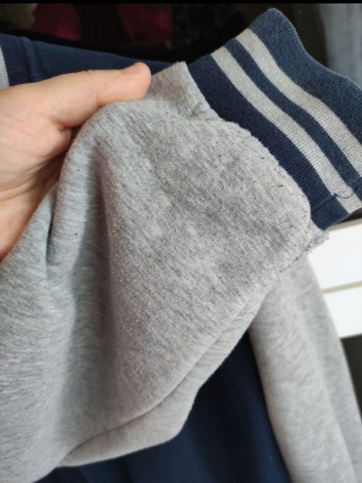 Düğmeli Gri Mavi Erkek Ceket - Görsel 5