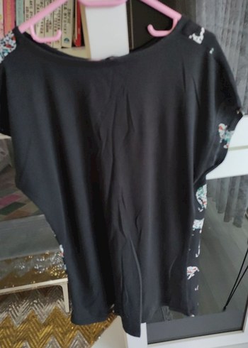 Leopar Desenli V Yaka Bohem Bluz - Görsel 3