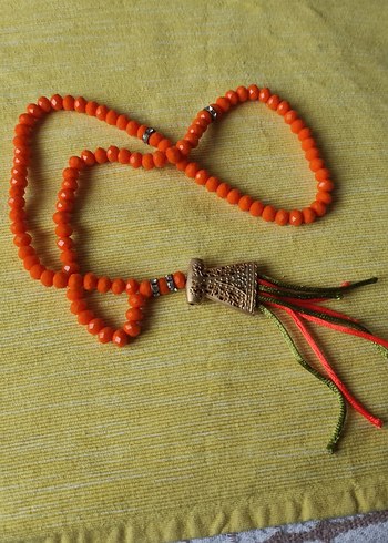 Turuncu Bohem kolye - Görsel 2