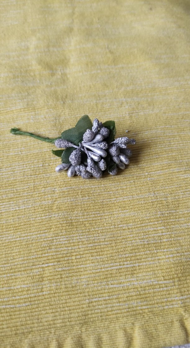 Boncuklu Beyaz Vintage Saç Aksesuarı - Görsel 2