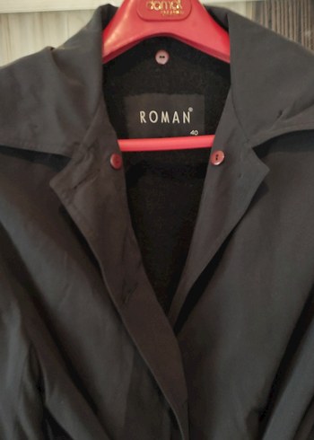 Roman Marka Siyah Uzun Kaban