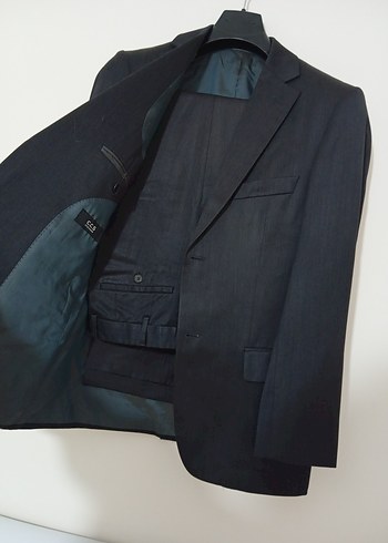 Klasik Kesim siyah Erkek Takım Elbise - Görsel 3