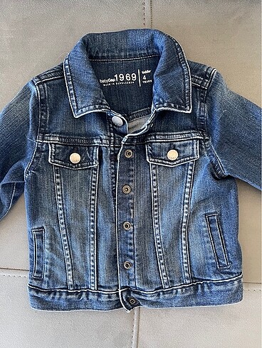 Gap kız çocuk 4 yaş kot jean ceket