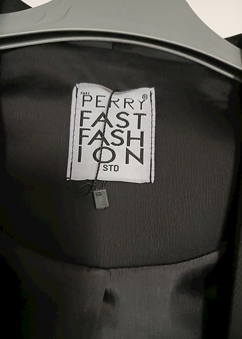 Siyah Kadın Midi Blazer Ceket - Görsel 2