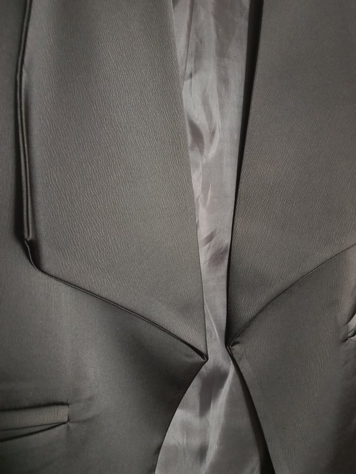 Siyah Kadın Midi Blazer Ceket - Görsel 3