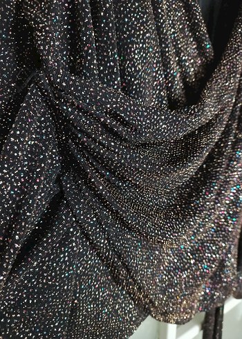 Yılan Desenli Kahverengi Dökümlü Kadın Bluz - Görsel 5