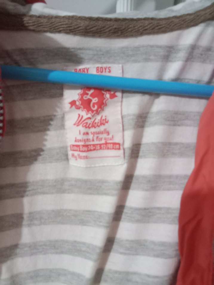 Kız Çocuk Pembe Fermuarlı Yağmurluk - Görsel 3