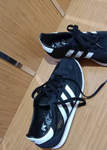 Siyah Adidas Kadın Spor Ayakkabı Velcro - Görsel 4