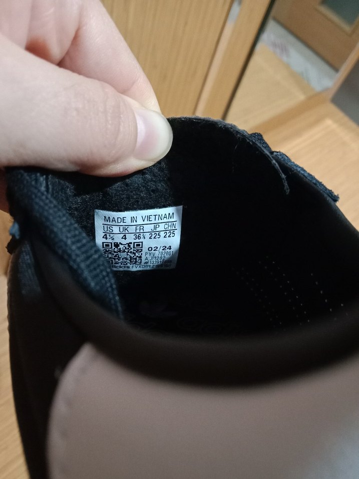 Siyah Adidas Kadın Spor Ayakkabı Velcro - Görsel 2