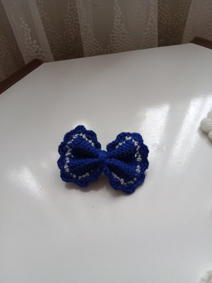 Renkli Nakışlı Örgü Çocuk Toka Seti - Görsel 4