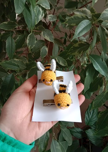 Renkli Boncuk İşlemeli Çocuk Toka Seti - Görsel 4