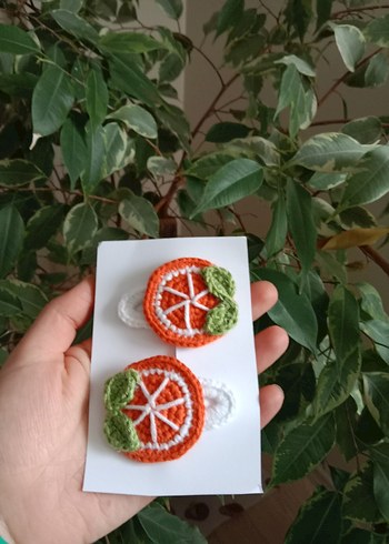 Renkli Boncuk İşlemeli Çocuk Toka Seti - Görsel 3