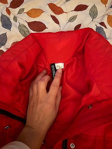 s Beden kırmızı Renk H&M kırmızı mont