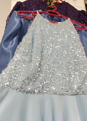 Pul payetli çok şık mini elbise - Görsel 2