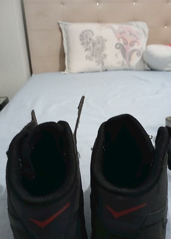 Siyah Erkek Spor Ayakkabı Cırt Cırtlı - Görsel 5