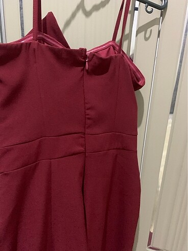 36 Beden bordo Renk Abiye elbise
