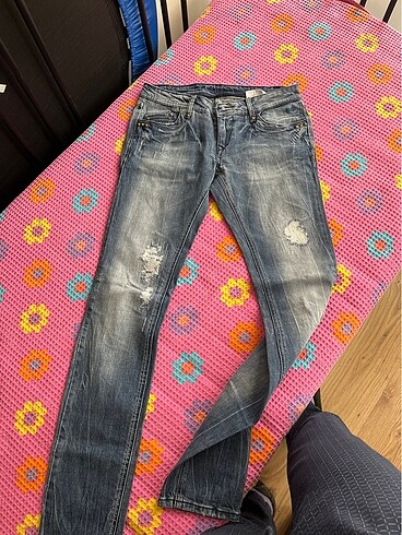 29 Beden lacivert Renk Kot pantolon