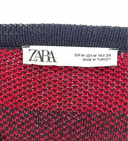 m Beden bordo Renk Zara hırka