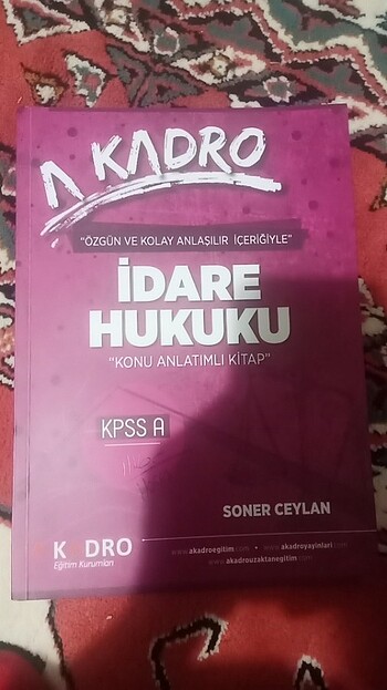 Kpss idare hukuku konu anlatımlı kitap 