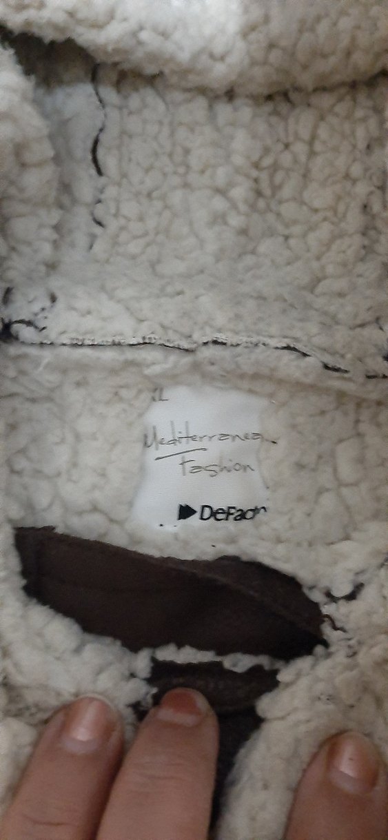 Kürklü Kahverengi Deri Kadın Biker Ceket - Görsel 3