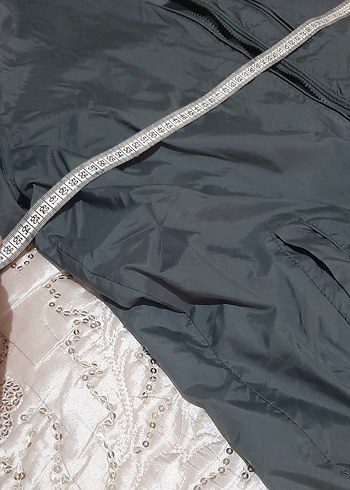 Gri Kapüşonlu Rahat Kesim Erkek Mont - Görsel 2