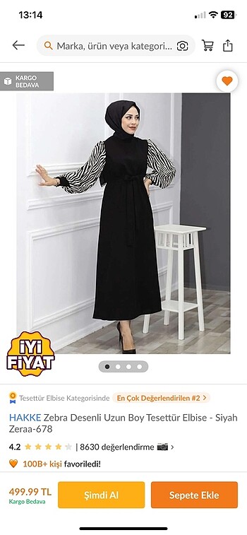 Tesettür abiye elbise