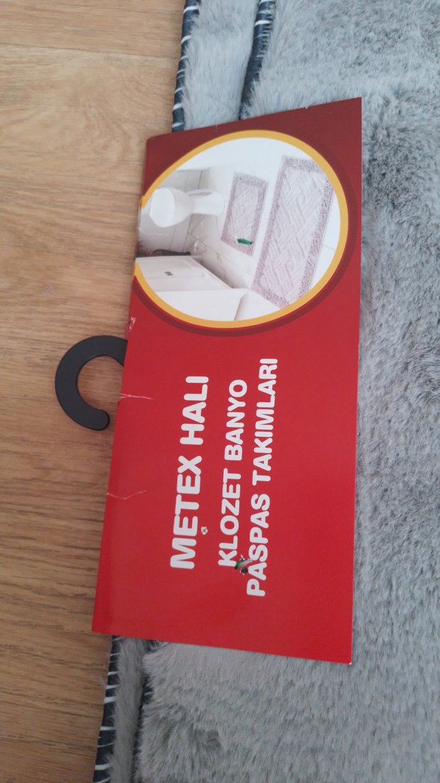 Gri Banyo Paspası Seti 2'li - Görsel 2