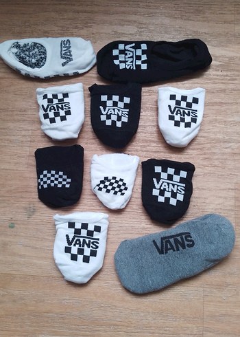 Vans Desenli babet Çorap Seti - Görsel 3
