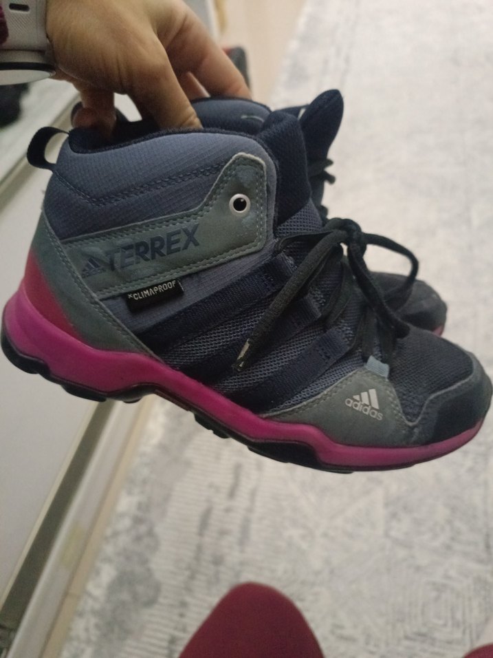 Kız Çocuk Gri adidas goretex bot - Görsel 2