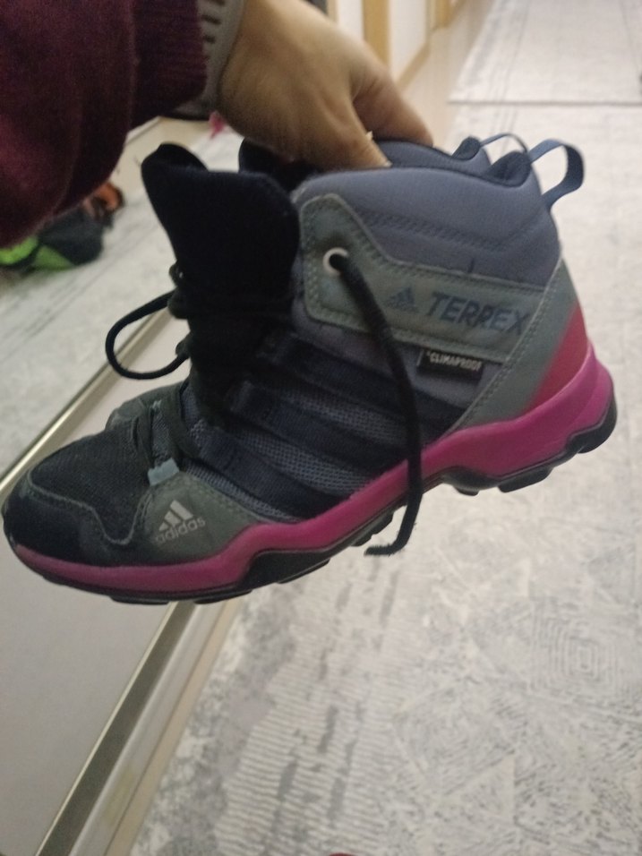 Kız Çocuk Gri adidas goretex bot - Görsel 3