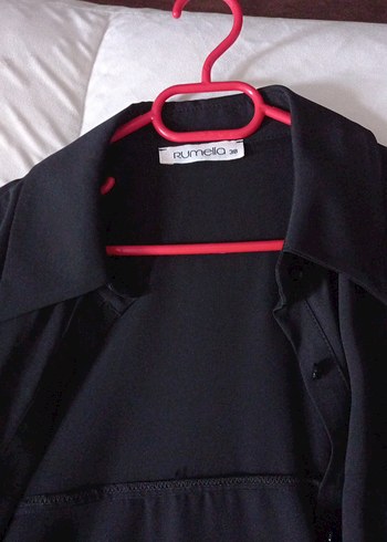 Siyah Düğmeli Uzun tunik - Görsel 2