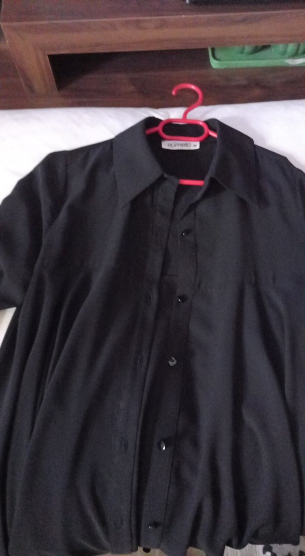 Siyah Düğmeli Uzun tunik - Görsel 4