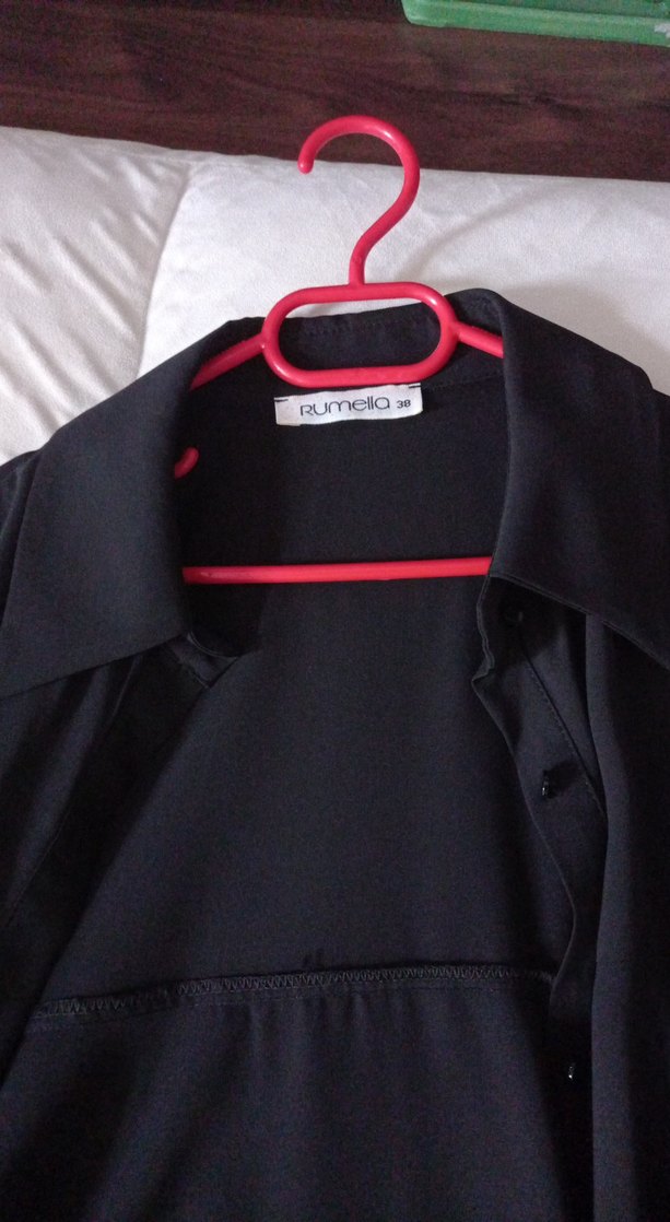 Siyah Düğmeli Uzun tunik - Görsel 2