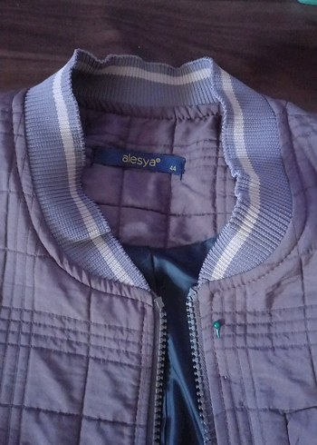 Dikişli Kahverengi Fermuarlı Kadın Yelek - Görsel 2