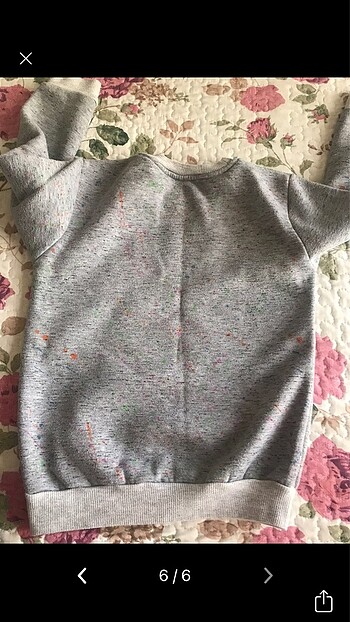 6 Yaş Beden çeşitli Renk İki adet sweatshirt