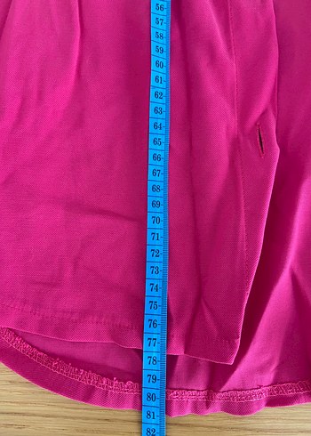 s Beden Düğmeli Pembe Kadın Keten Gömlek